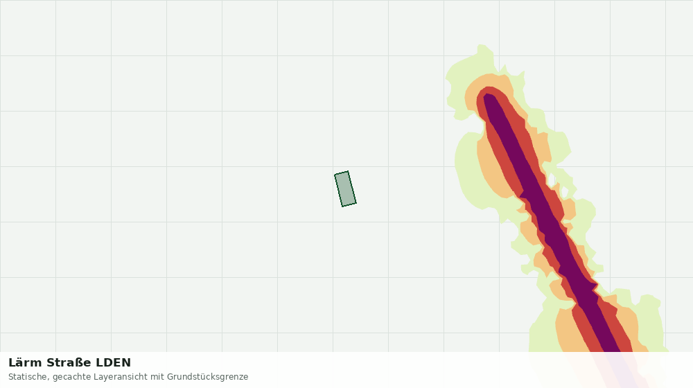Statische Kartenansicht: Lärm Straße LDEN