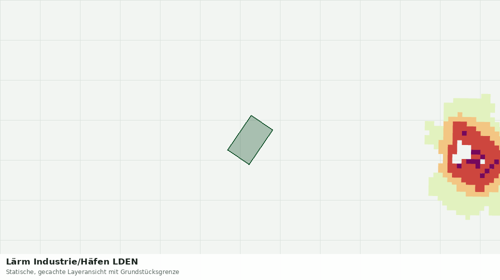Statische Kartenansicht: Lärm Industrie/Häfen LDEN