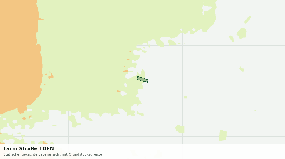 Statische Kartenansicht: Lärm Straße LDEN