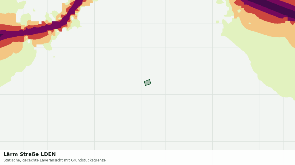 Statische Kartenansicht: Lärm Straße LDEN