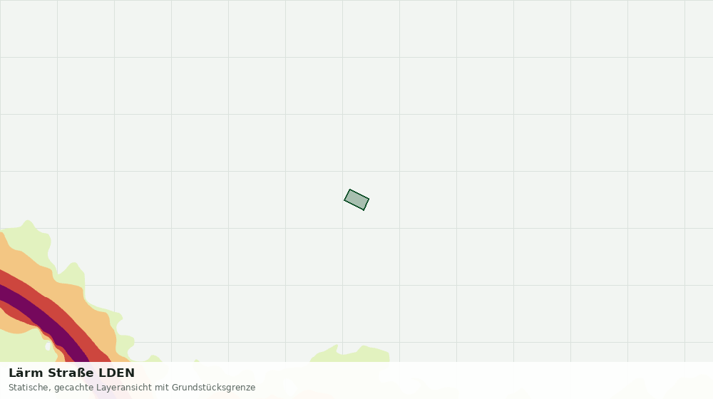 Statische Kartenansicht: Lärm Straße LDEN