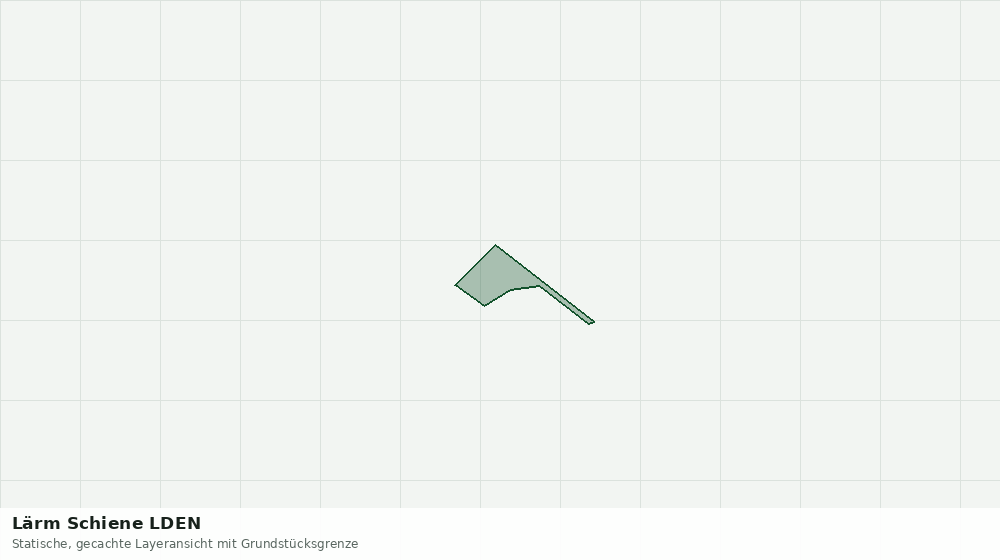 Statische Kartenansicht: Lärm Schiene LDEN