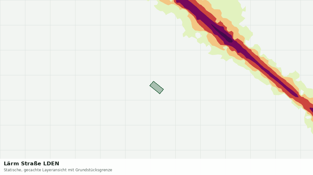 Statische Kartenansicht: Lärm Straße LDEN