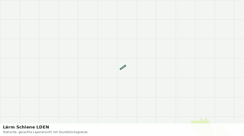 Statische Kartenansicht: Lärm Schiene LDEN