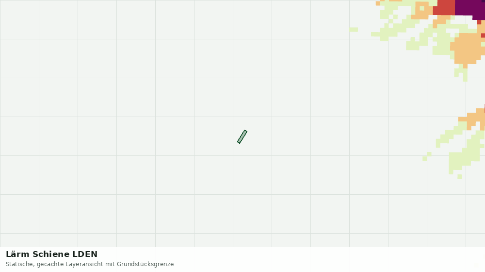 Statische Kartenansicht: Lärm Schiene LDEN