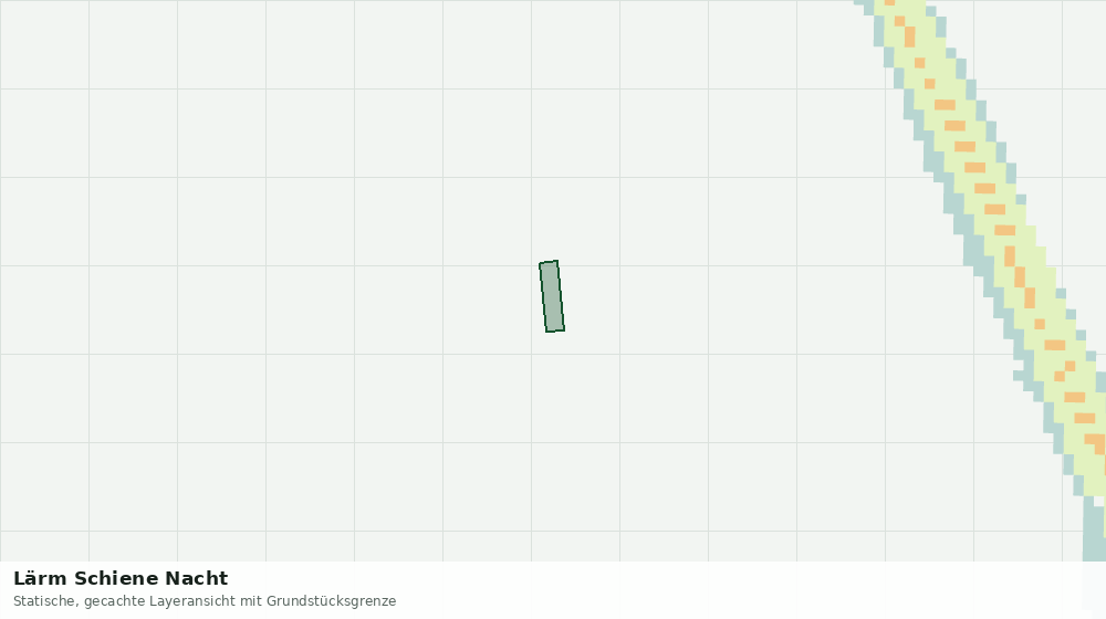 Statische Kartenansicht: Lärm Schiene Nacht