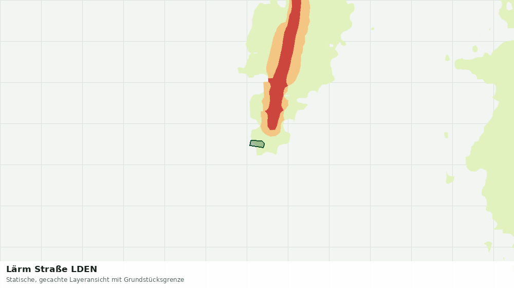 Statische Kartenansicht: Lärm Straße LDEN