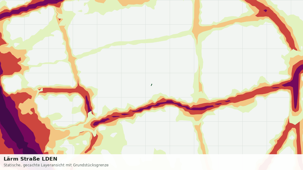 Statische Kartenansicht: Lärm Straße LDEN