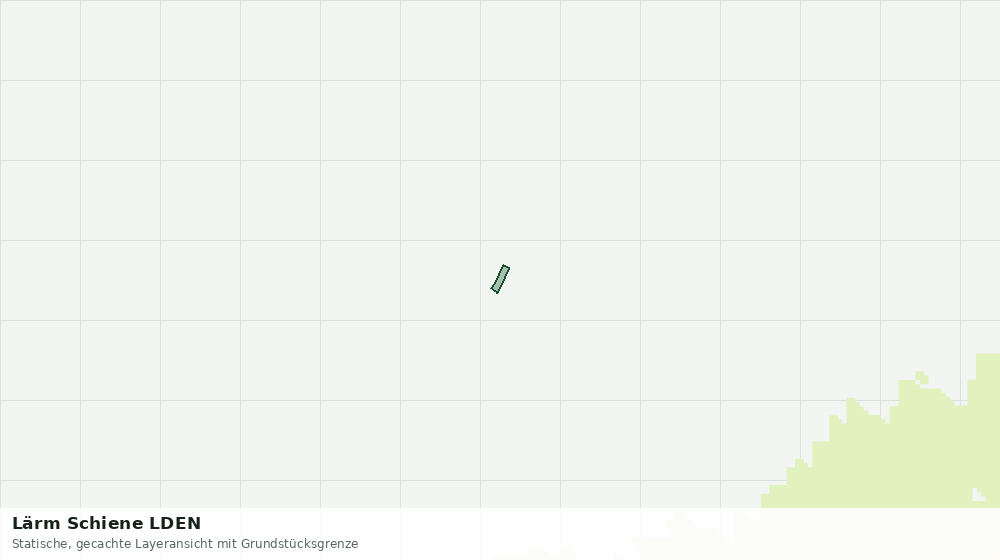 Statische Kartenansicht: Lärm Schiene LDEN