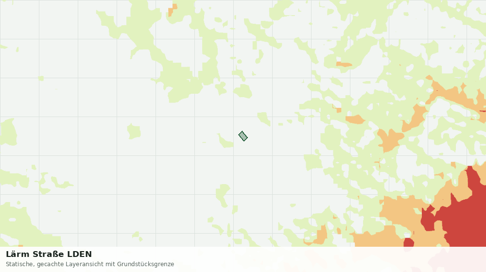 Statische Kartenansicht: Lärm Straße LDEN