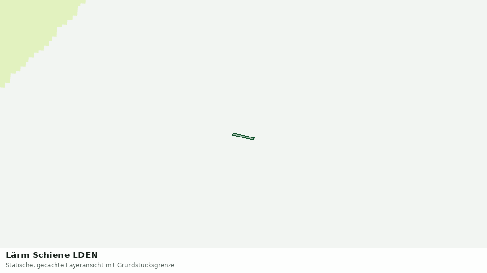 Statische Kartenansicht: Lärm Schiene LDEN