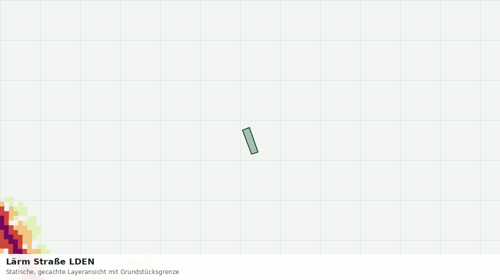 Statische Kartenansicht: Lärm Straße LDEN
