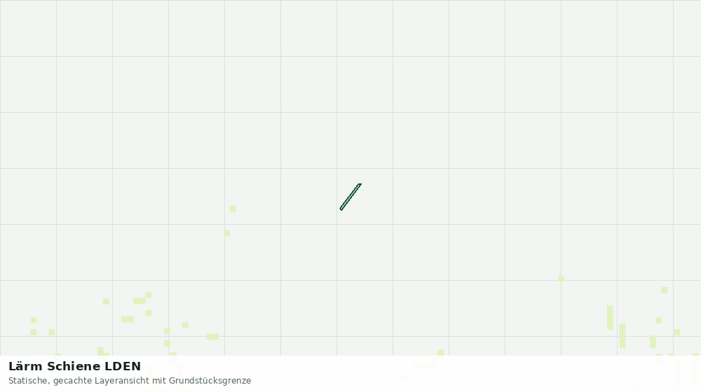 Statische Kartenansicht: Lärm Schiene LDEN