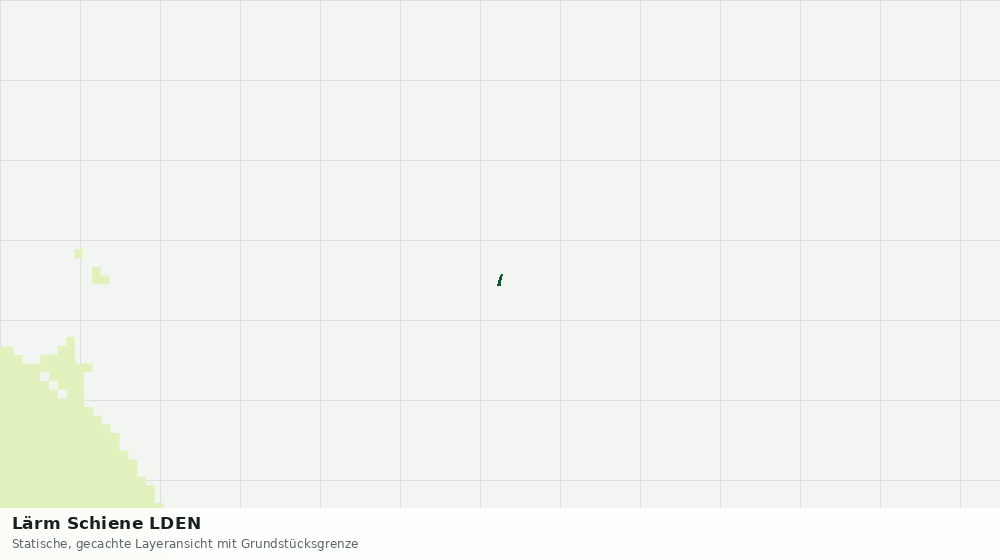 Statische Kartenansicht: Lärm Schiene LDEN