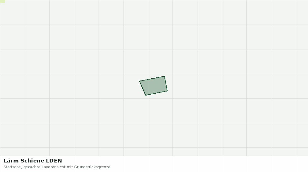 Statische Kartenansicht: Lärm Schiene LDEN