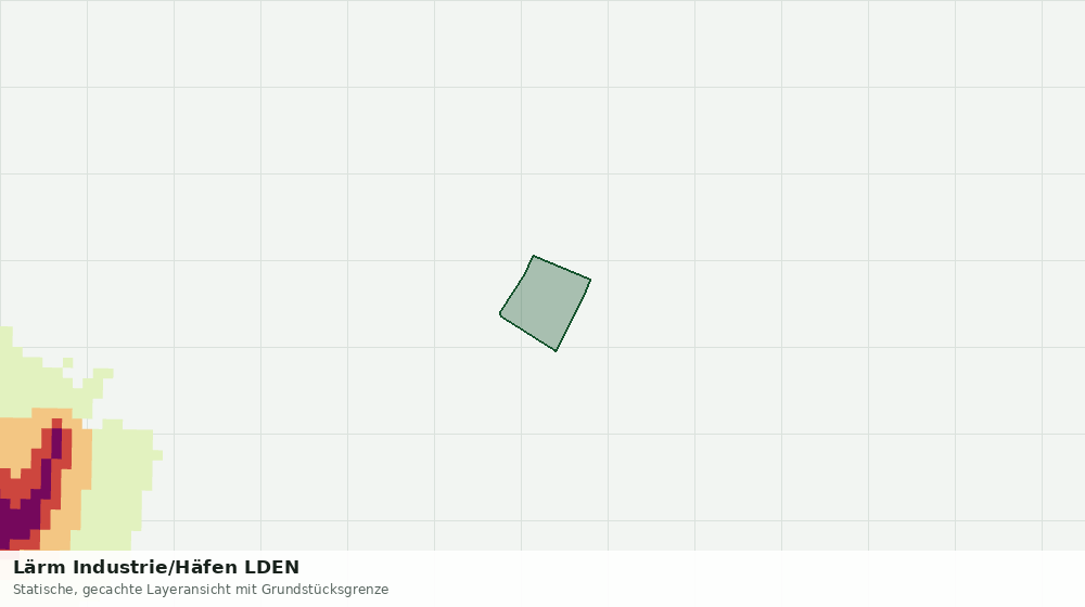 Statische Kartenansicht: Lärm Industrie/Häfen LDEN