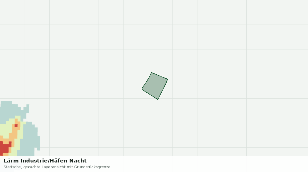 Statische Kartenansicht: Lärm Industrie/Häfen Nacht