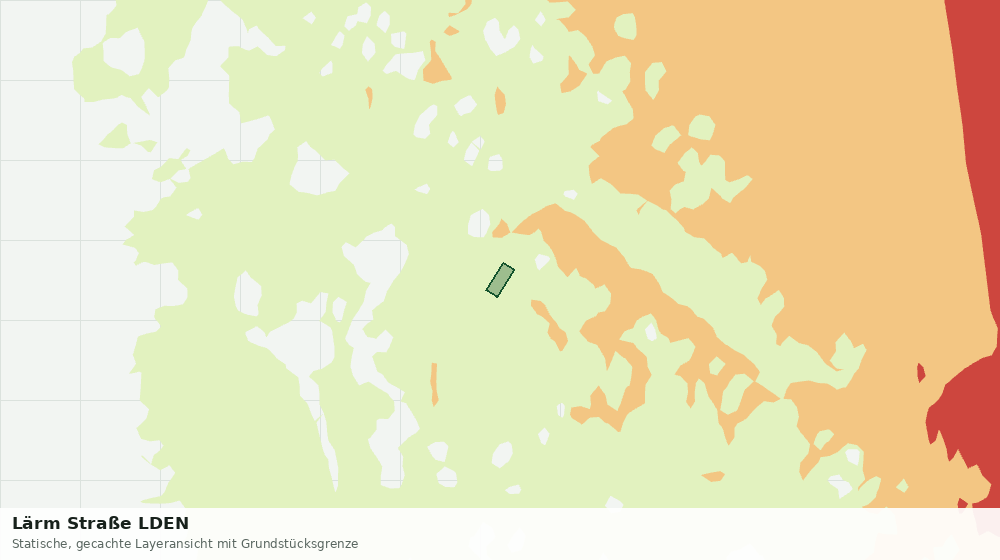 Statische Kartenansicht: Lärm Straße LDEN