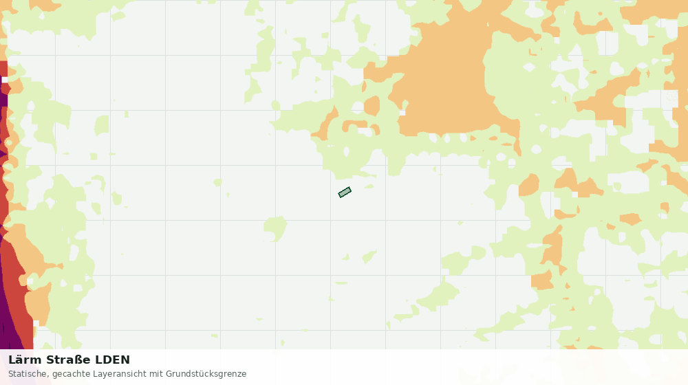 Statische Kartenansicht: Lärm Straße LDEN