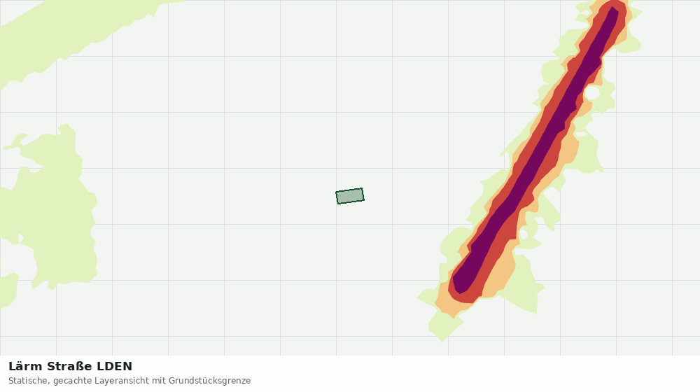 Statische Kartenansicht: Lärm Straße LDEN
