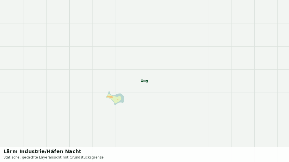 Statische Kartenansicht: Lärm Industrie/Häfen Nacht