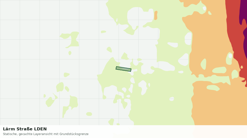 Statische Kartenansicht: Lärm Straße LDEN