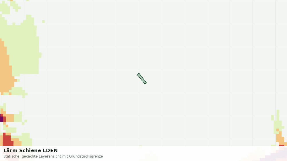 Statische Kartenansicht: Lärm Schiene LDEN