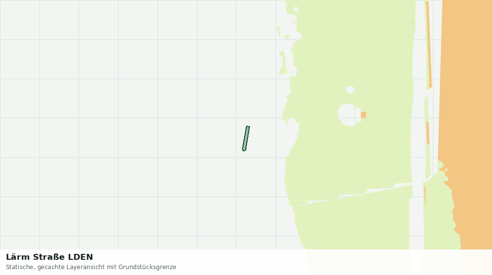 Statische Kartenansicht: Lärm Straße LDEN