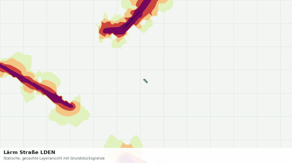 Statische Kartenansicht: Lärm Straße LDEN