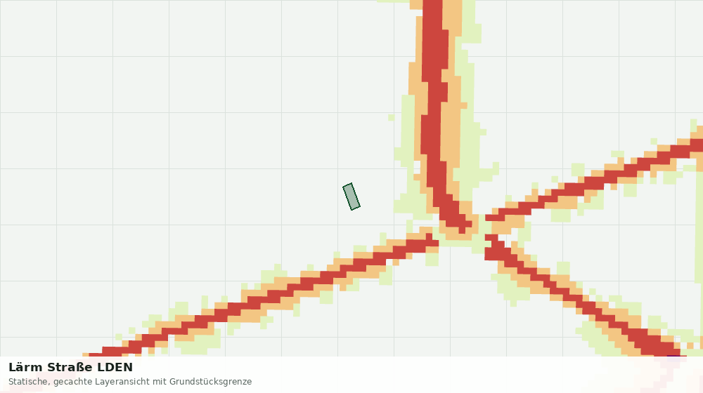Statische Kartenansicht: Lärm Straße LDEN