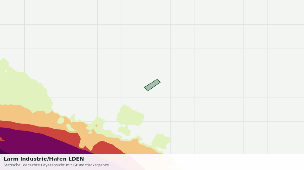 Statische Kartenansicht: Lärm Industrie/Häfen LDEN