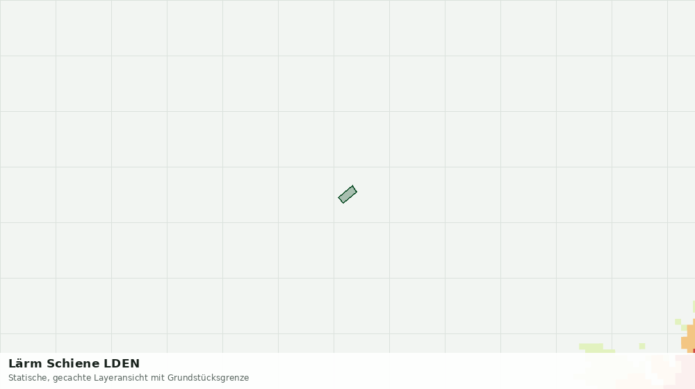 Statische Kartenansicht: Lärm Schiene LDEN