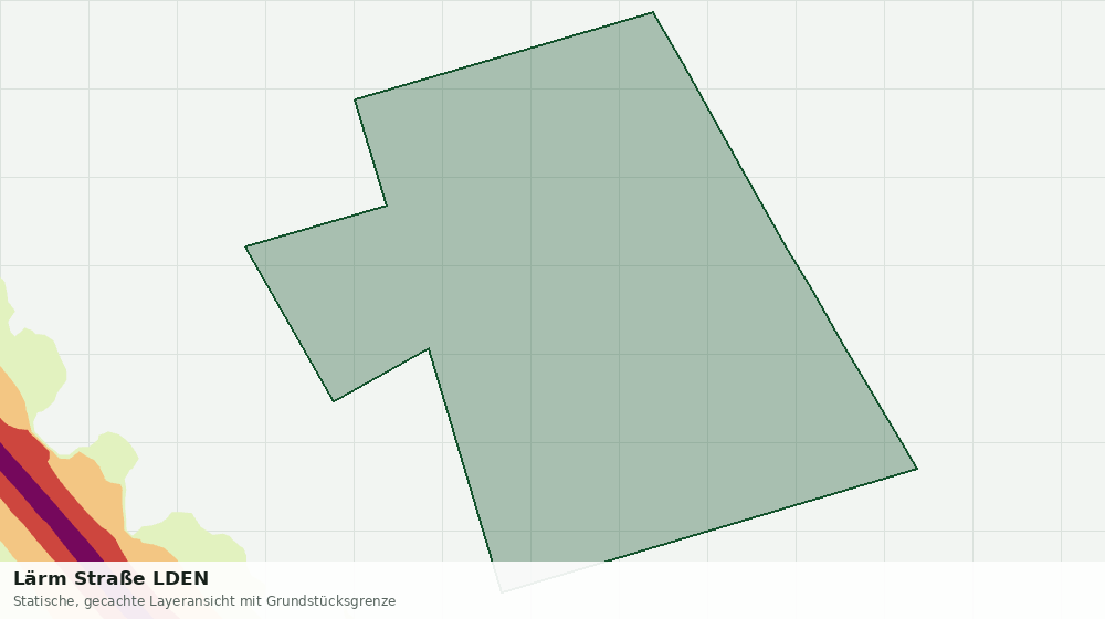 Statische Kartenansicht: Lärm Straße LDEN