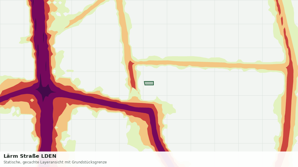 Statische Kartenansicht: Lärm Straße LDEN