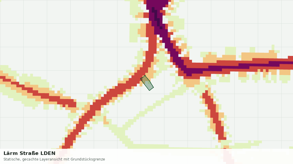 Statische Kartenansicht: Lärm Straße LDEN
