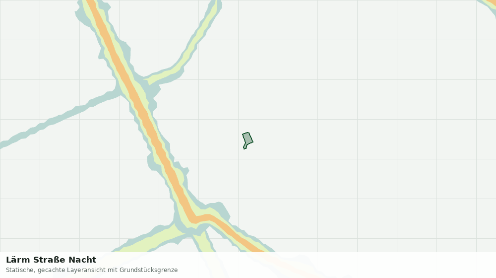 Statische Kartenansicht: Lärm Straße Nacht