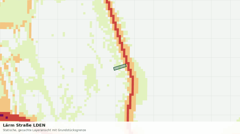 Statische Kartenansicht: Lärm Straße LDEN