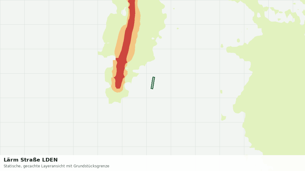Statische Kartenansicht: Lärm Straße LDEN
