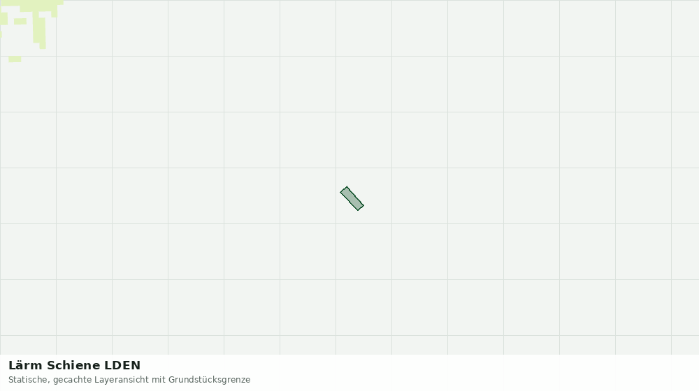 Statische Kartenansicht: Lärm Schiene LDEN