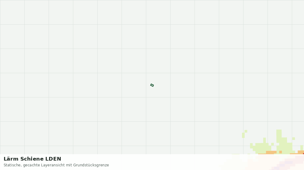 Statische Kartenansicht: Lärm Schiene LDEN