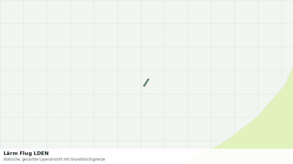 Statische Kartenansicht: Lärm Flug LDEN