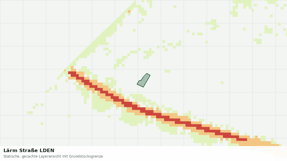 Statische Kartenansicht: Lärm Straße LDEN