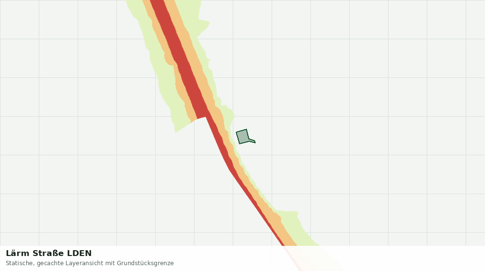 Statische Kartenansicht: Lärm Straße LDEN
