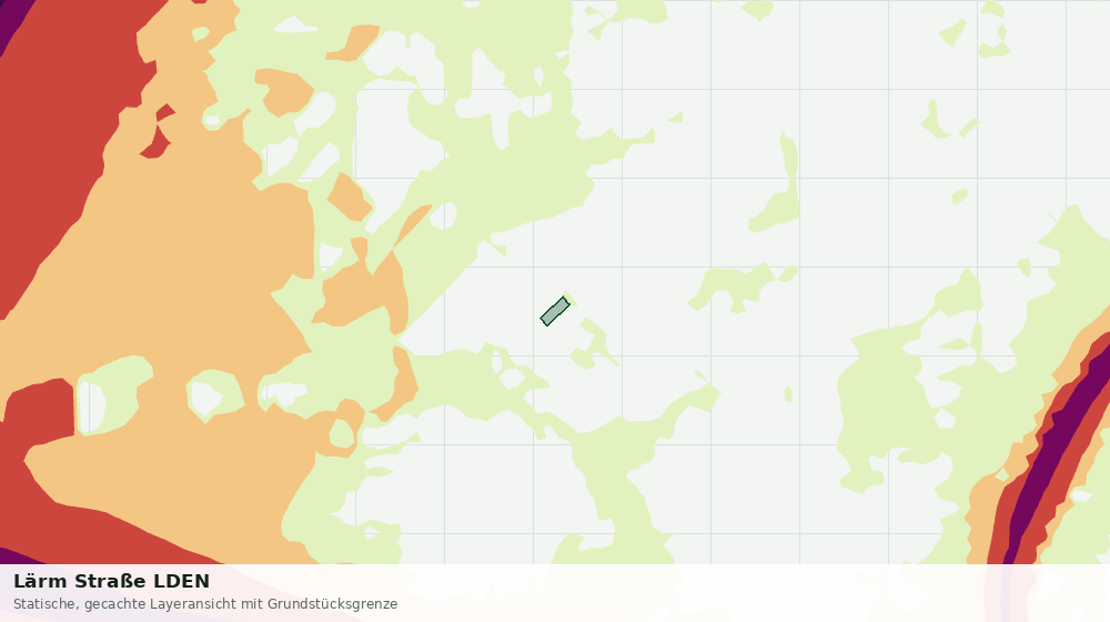 Statische Kartenansicht: Lärm Straße LDEN