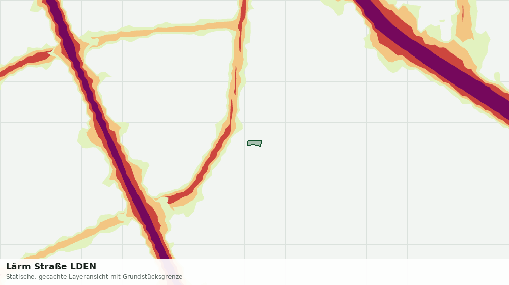 Statische Kartenansicht: Lärm Straße LDEN