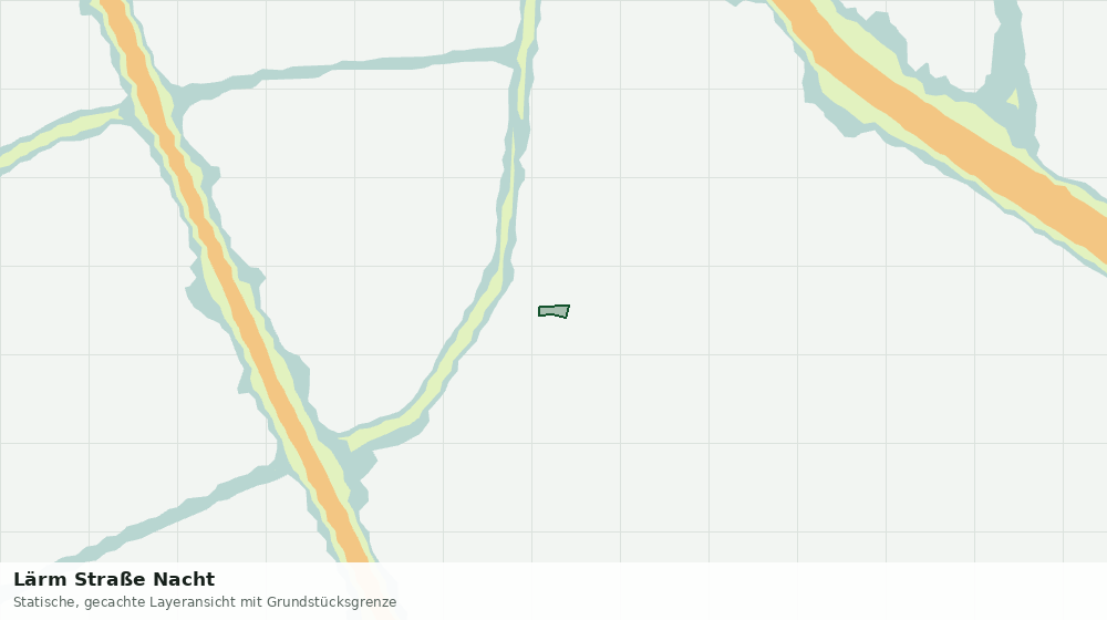 Statische Kartenansicht: Lärm Straße Nacht