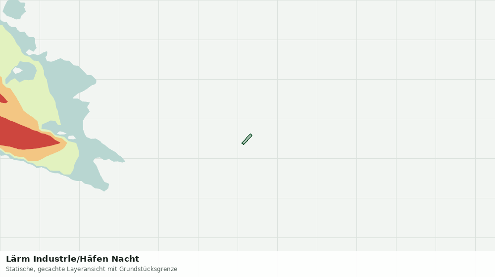 Statische Kartenansicht: Lärm Industrie/Häfen Nacht