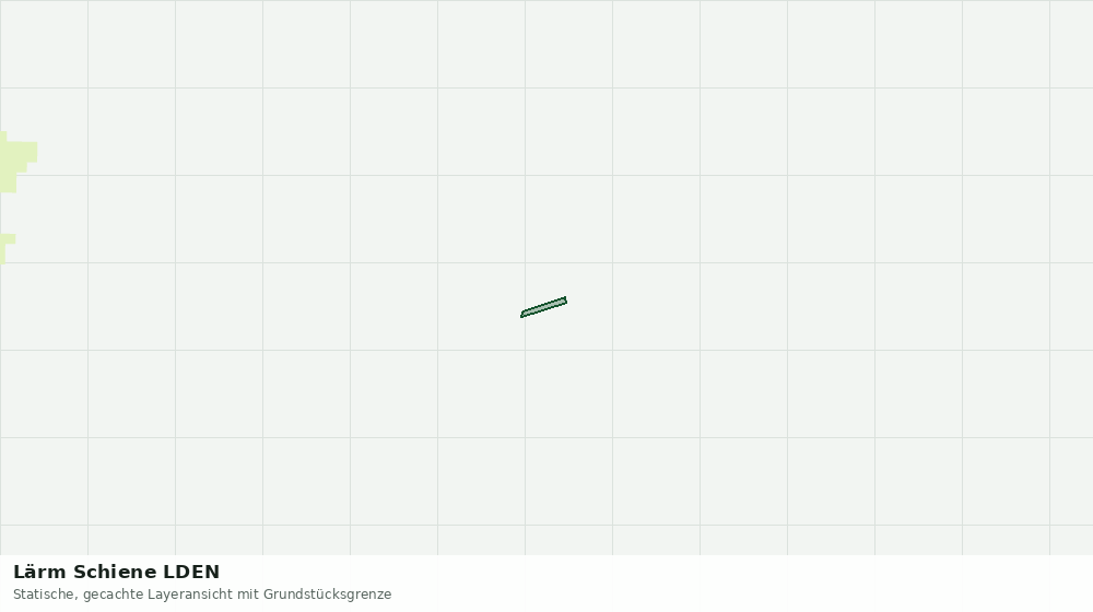 Statische Kartenansicht: Lärm Schiene LDEN