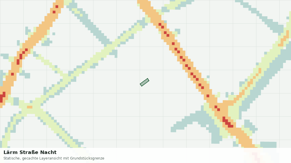 Statische Kartenansicht: Lärm Straße Nacht