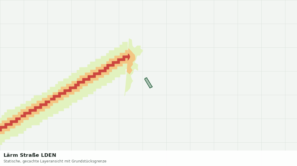 Statische Kartenansicht: Lärm Straße LDEN